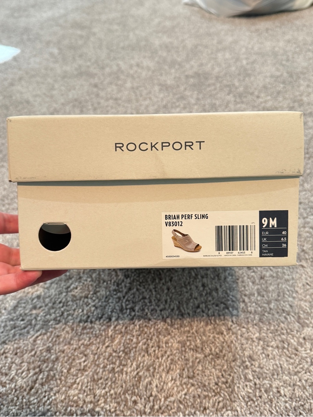 Rockport Wedge Sandals Size 9 Tan - Picture 5 of 5